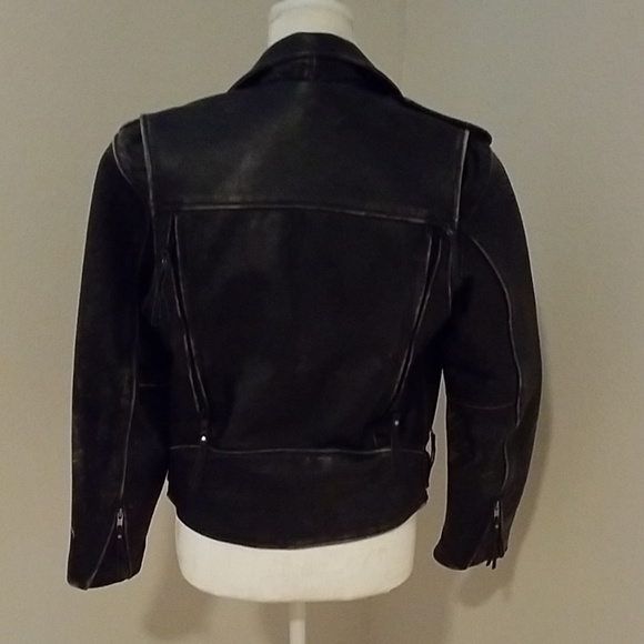 Harley Davidson leather jacket sz xs - Picture 2 of 7